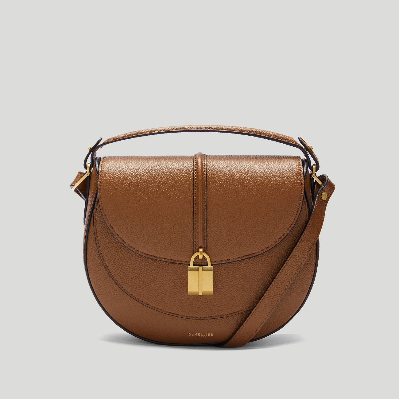 the siena saddle tan small grain
