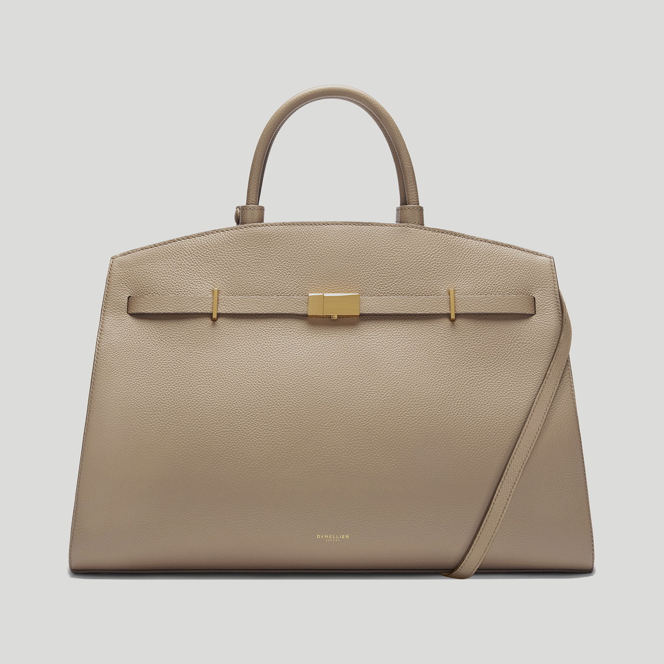 the hudson light taupe small grain