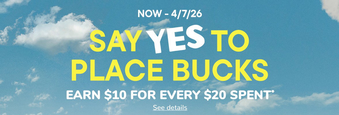Earn $10 for every $20 Spent