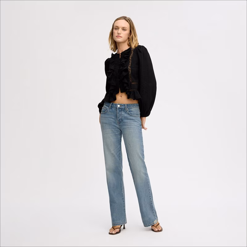 Low Rise Slouch Girlfriend Jean
