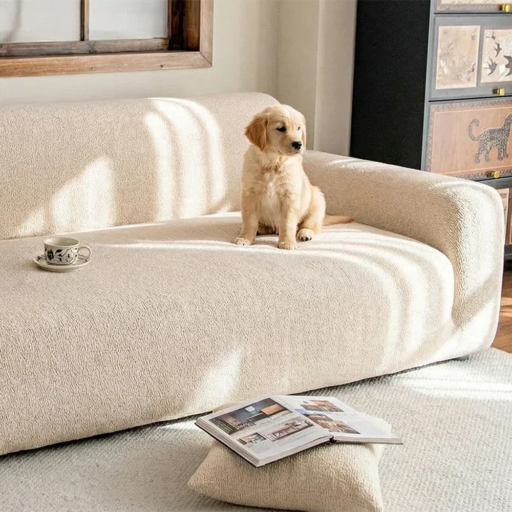  PlushFlex Full-Encasing Stretch Sofa Slipcover