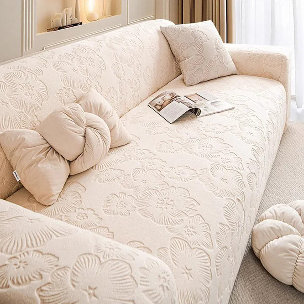  BloomGuard Floral Stretch Sofa Slipcover