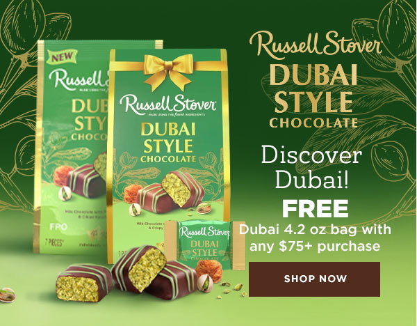 Get Dubai Chocolate bag with $75+ order