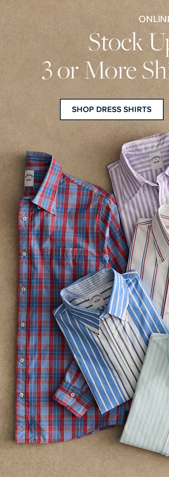 Stock Up and Save 3 or More Shirts $75 Each Shop Dress Shirts