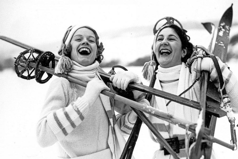 Happy Skiers