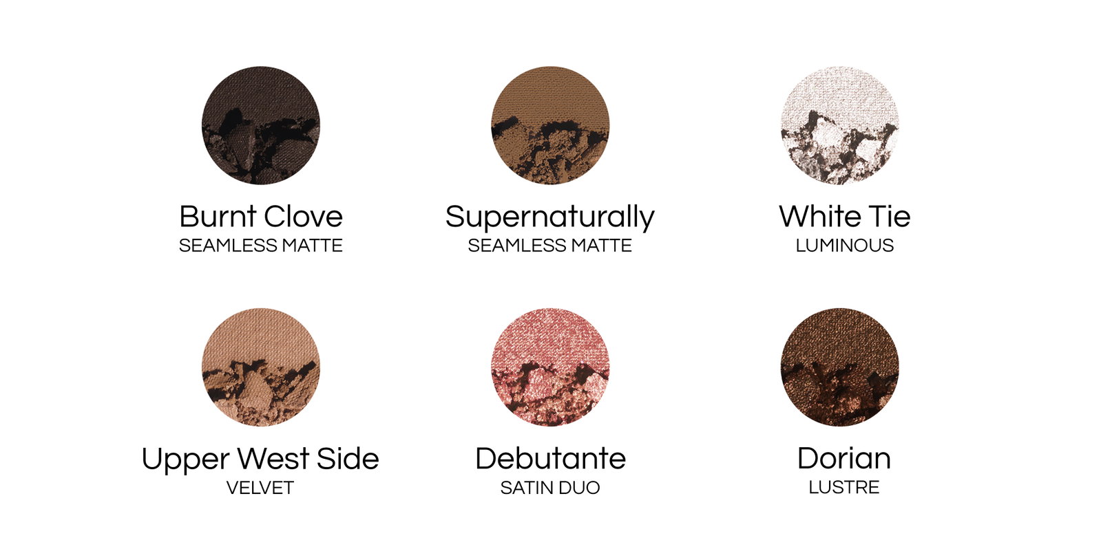 Fawn Eyeshadow palette shades
