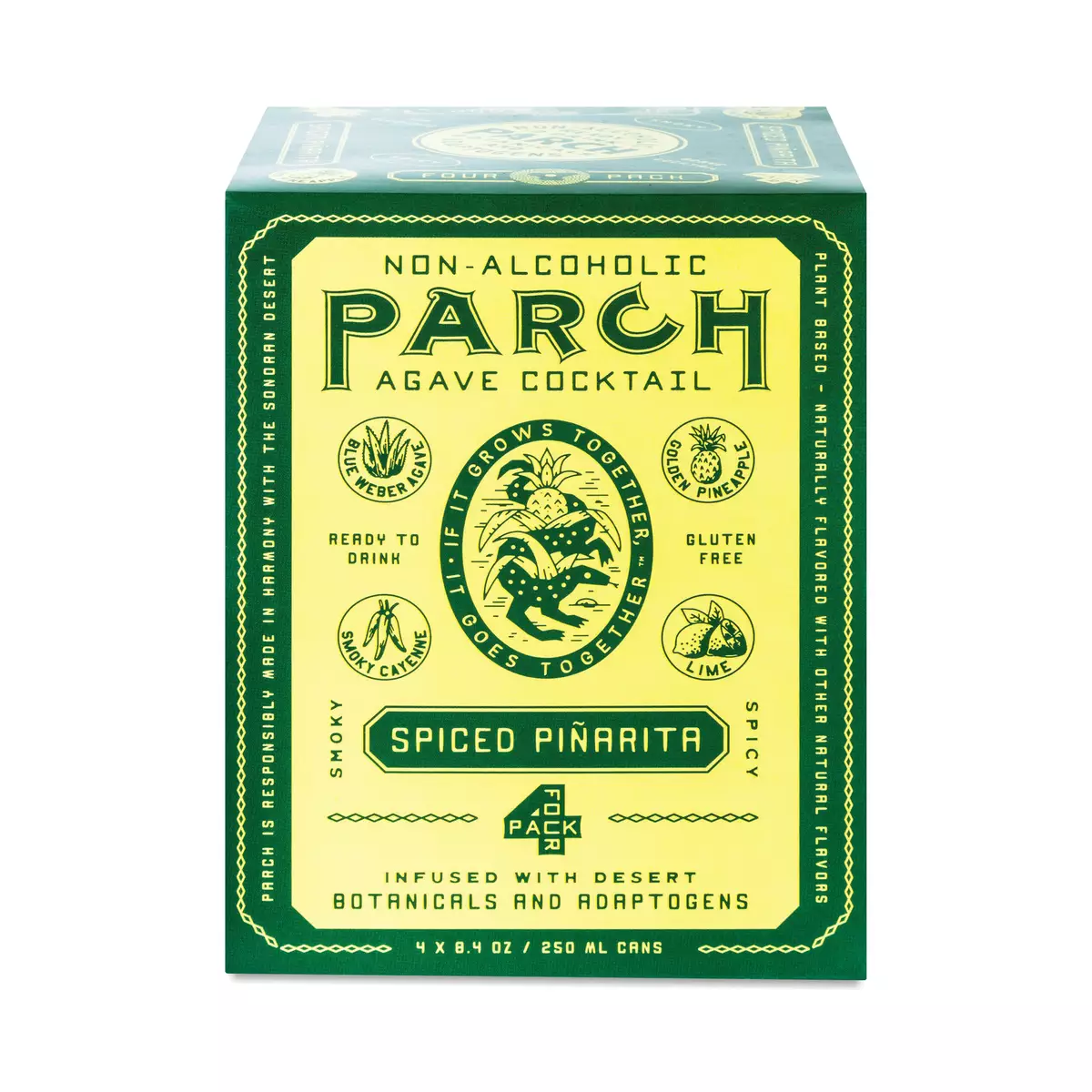Non-Alcoholic Agave Cocktail, Spiced Piñarita