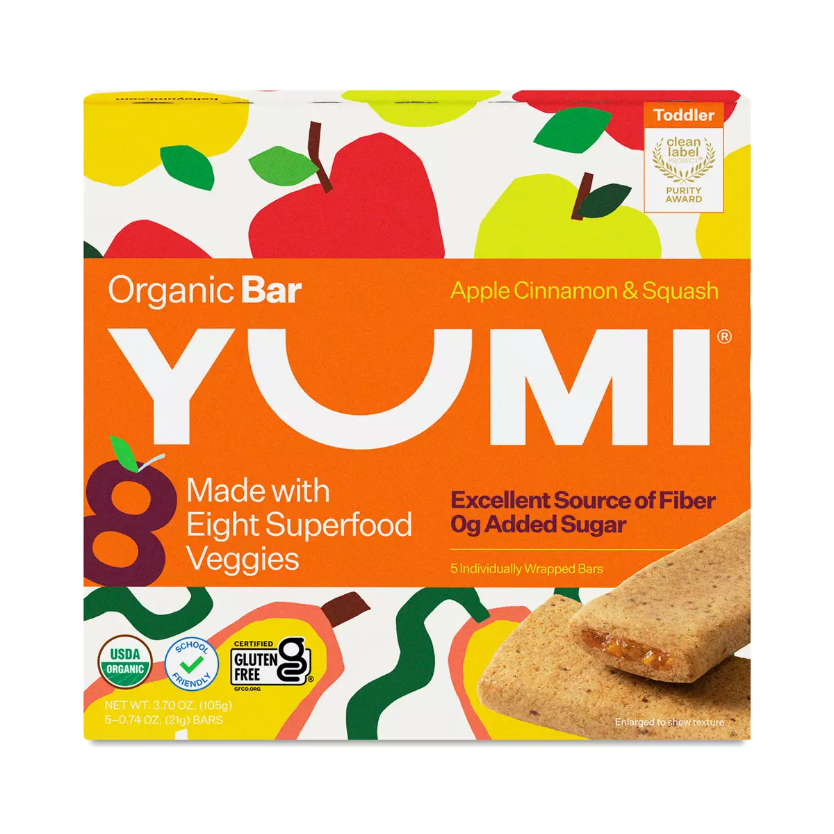 Superfood Toddler Bars, Apple Cinnamon & Squash