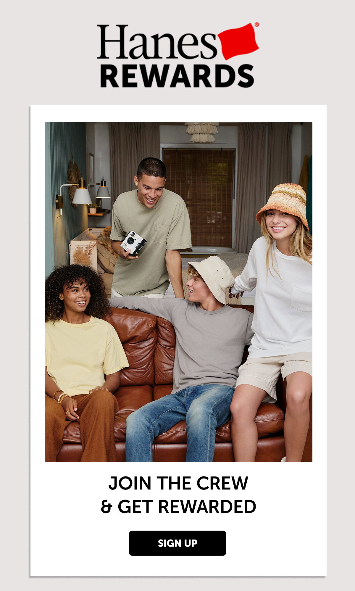 Sign Up for Hanes Rewards