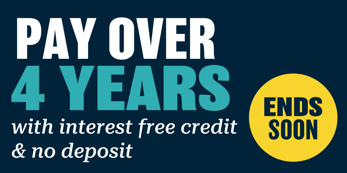 4 Years Interest Free Credit Ends Wednesday