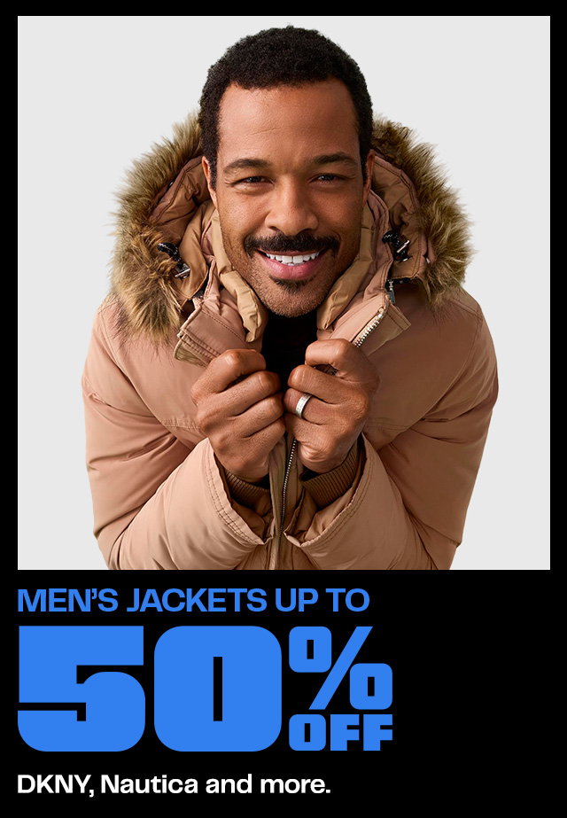 Men's Jackets Up To 50% Off