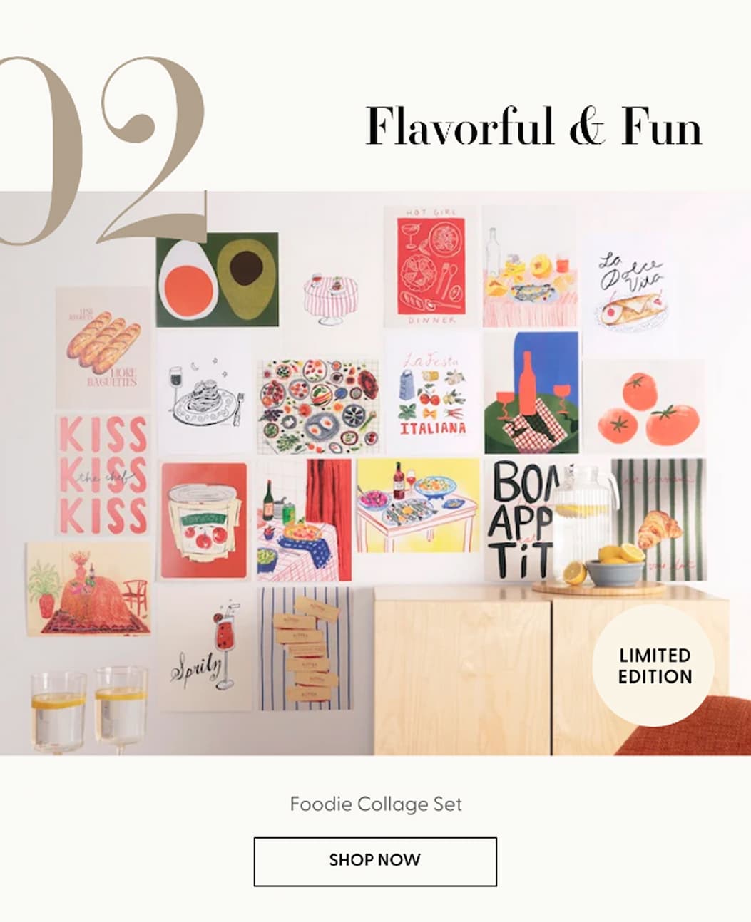 Foodie - Limited Edition Collage Set