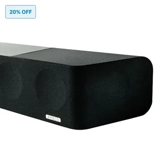 AMBEO Soundbar Max with Sennheiser Days discount of 20% off 