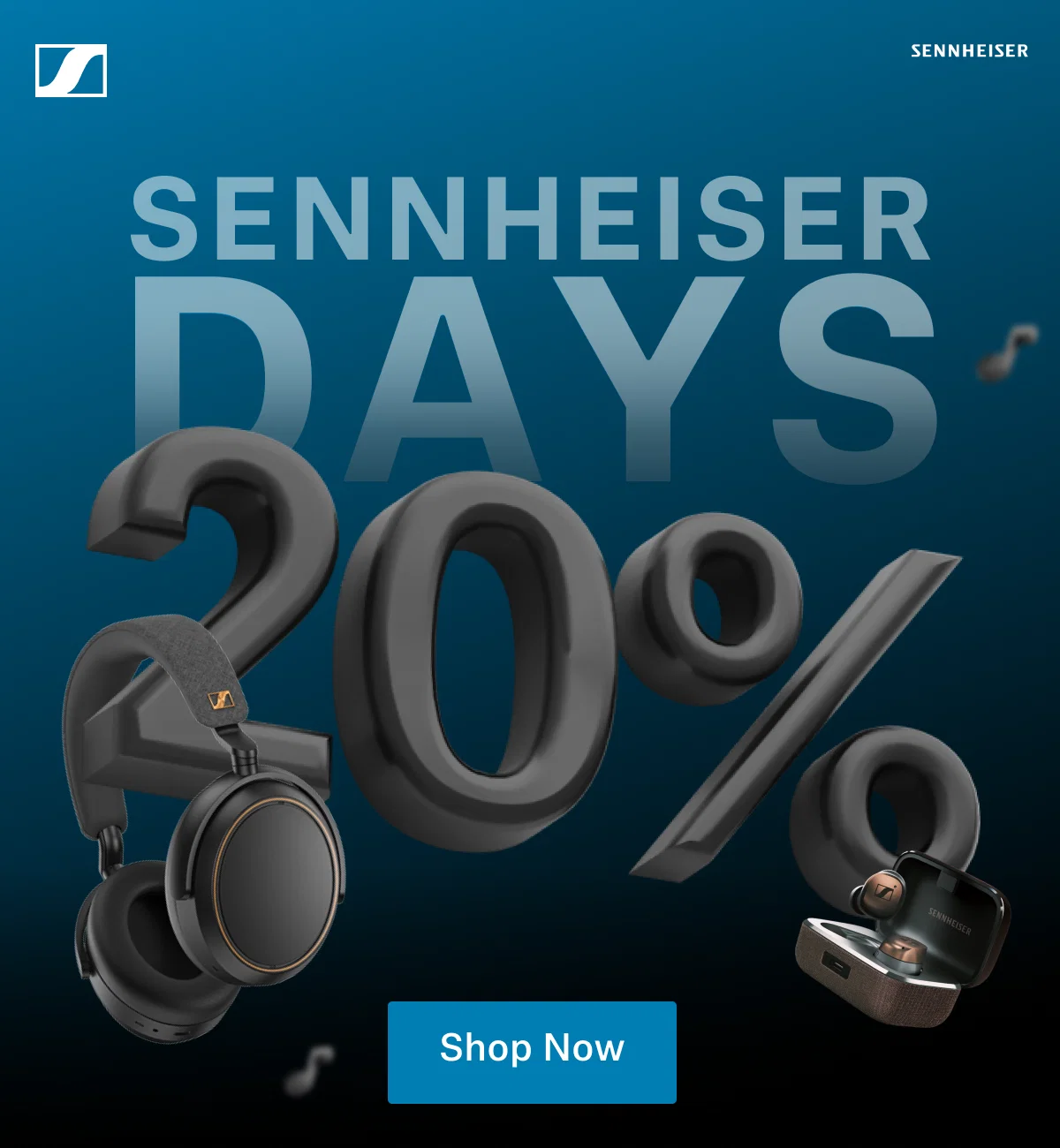 Sennheiser Days are now live: Get 20% off everything*