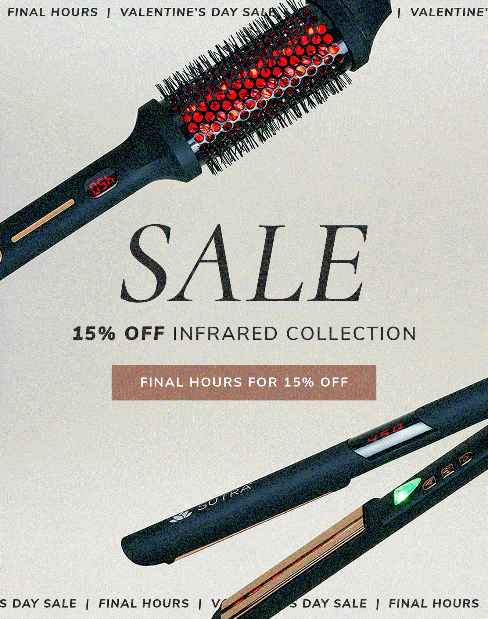 SHOP THE SALE! 15% OFF ALL INFRARED COLLECTION!