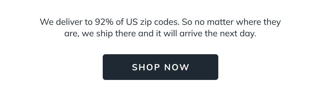 We ship from coast to coast