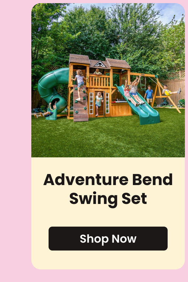 Adventure Bend Swing Set