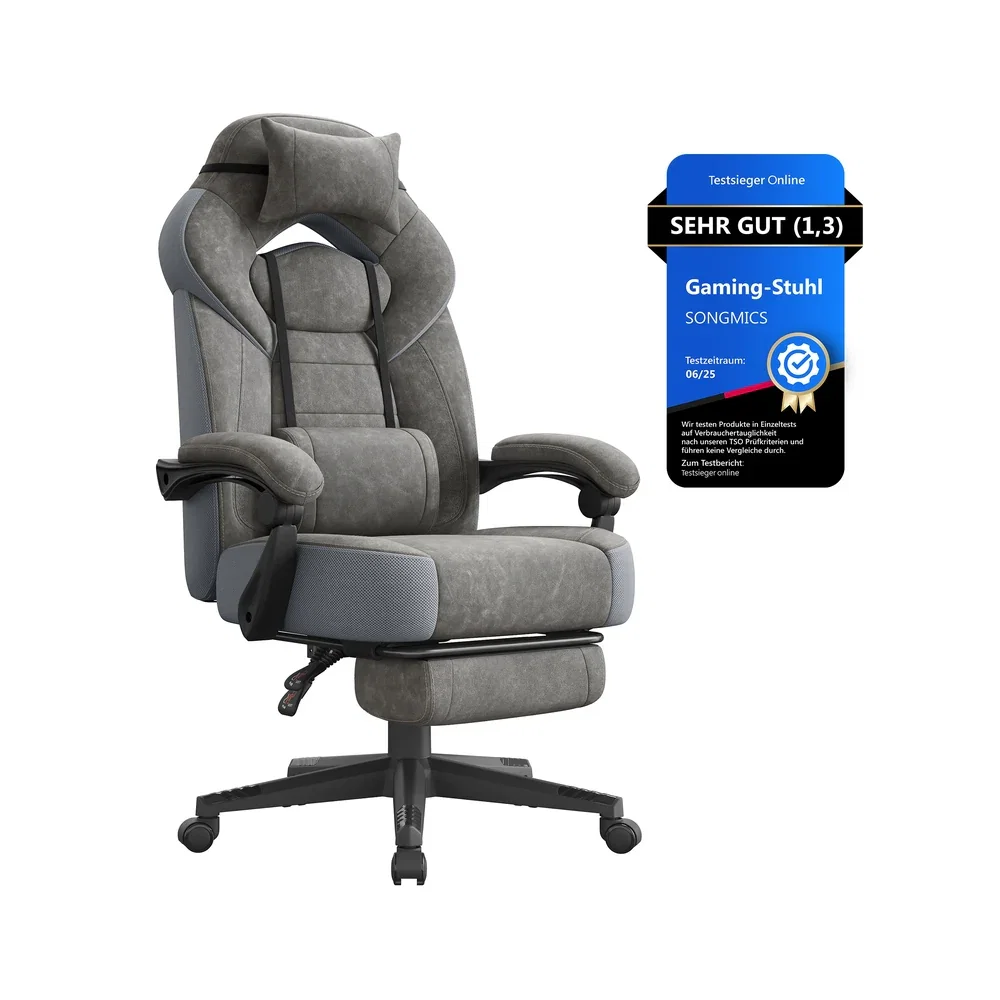 Image of Ergonomischer Bürostuhl mit Fußstütze