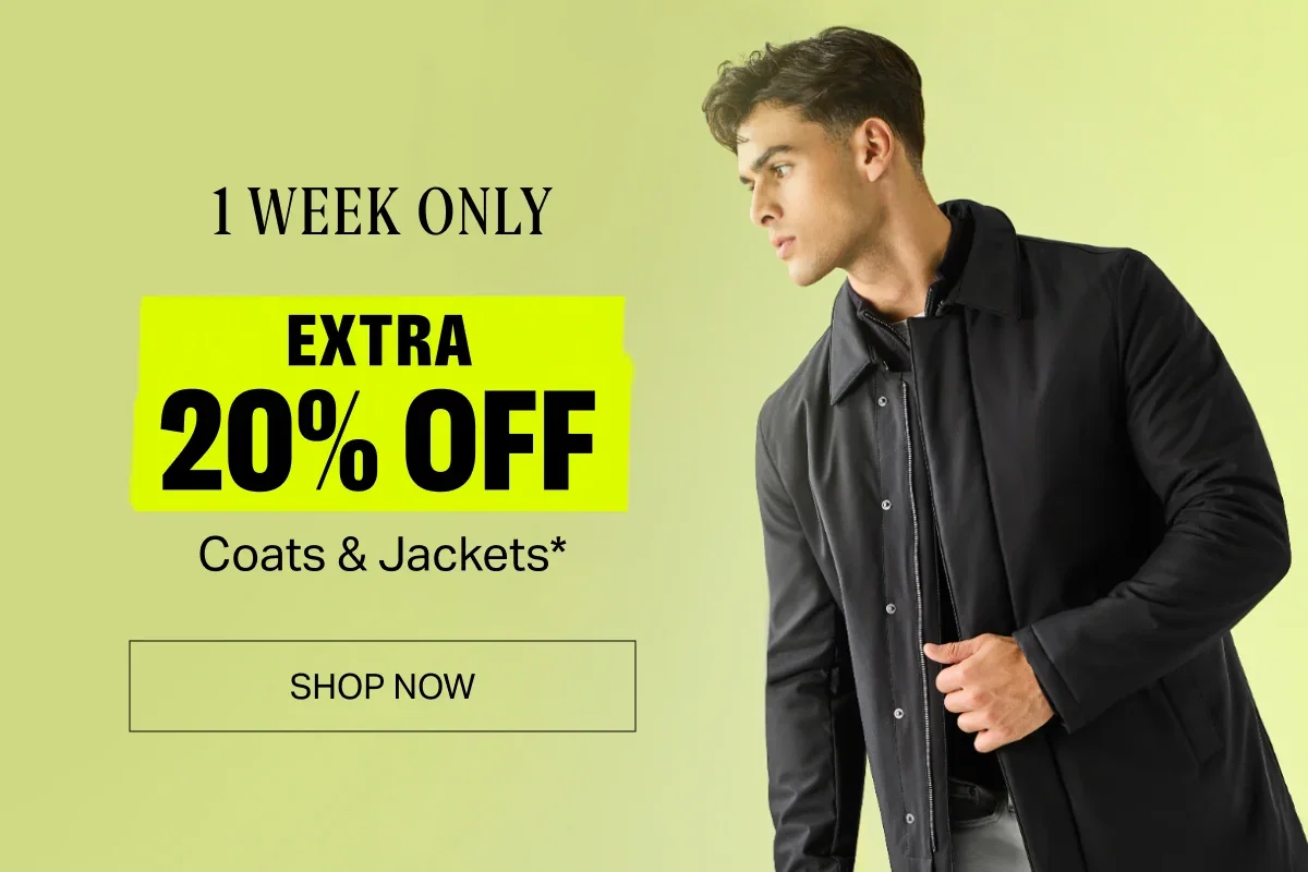 Extra 20% Off Coats & Jackets — 1 Week Only 