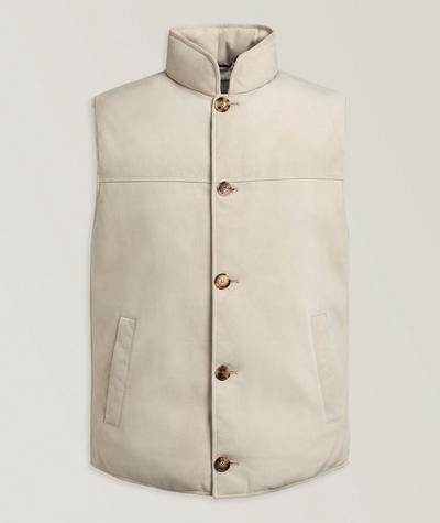 Brunello Cucinelli - Down-Filled Suede Vest
