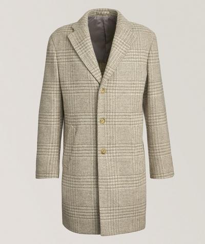 Harold - Glen Check Wool-Cashmere Overcoat