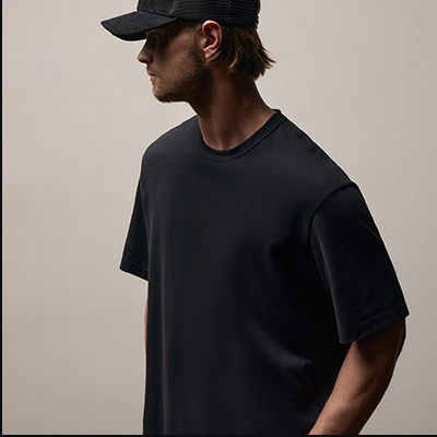 MEN'S HEAVY LUXE JERSEY OVERSIZED CREW