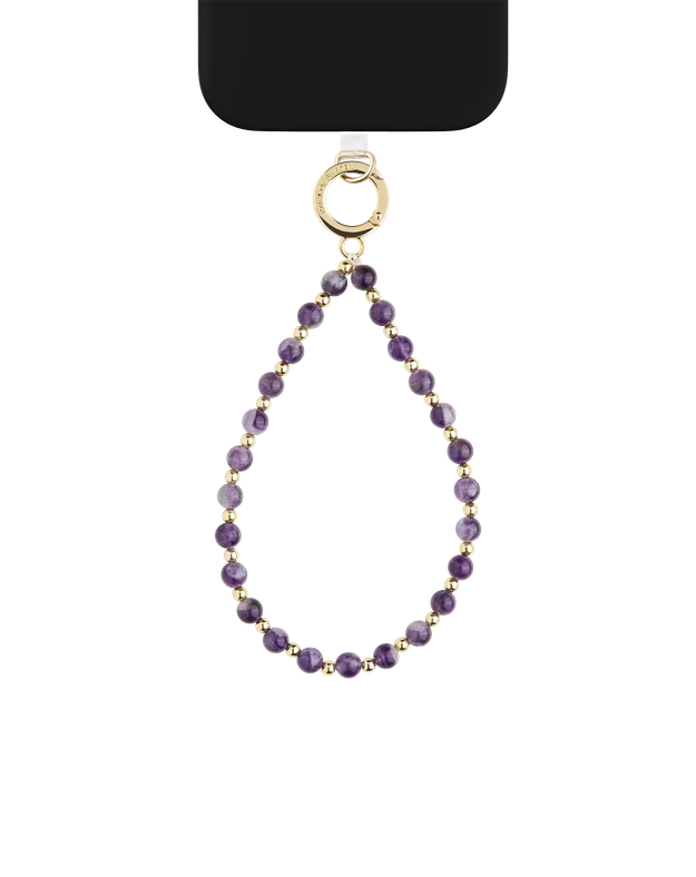 Phone Wristlet Strap Amethyst