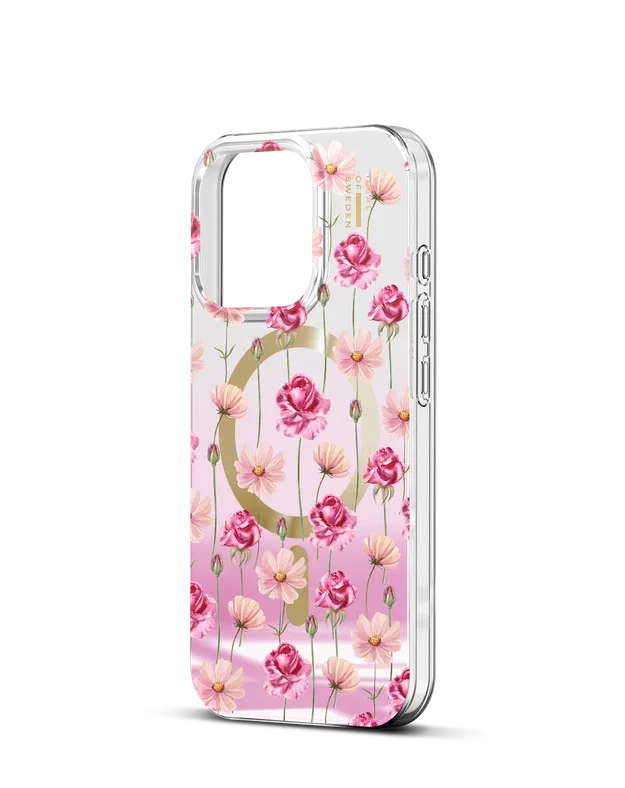 Mirror Case MagSafe iPhone 16 Pro Rose Blush Floral