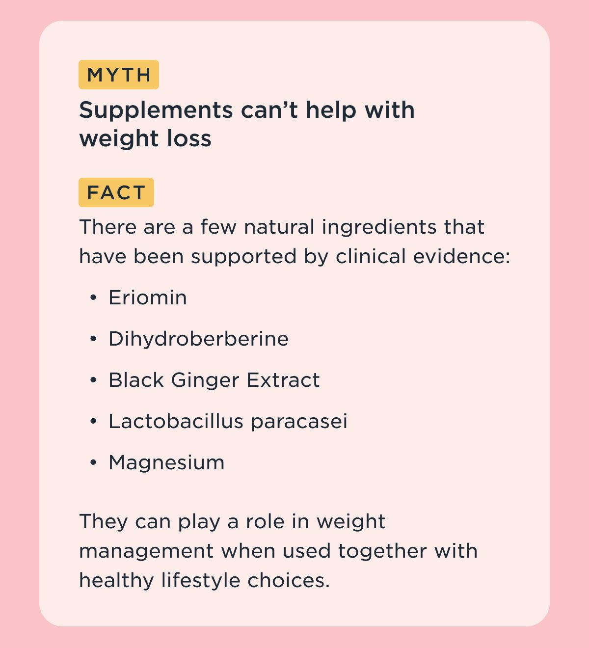 Myth / Fact