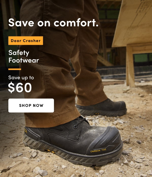 Save up to $60 on Safety Footwear