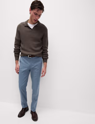 Regular Fit Smart Stretch Trousers