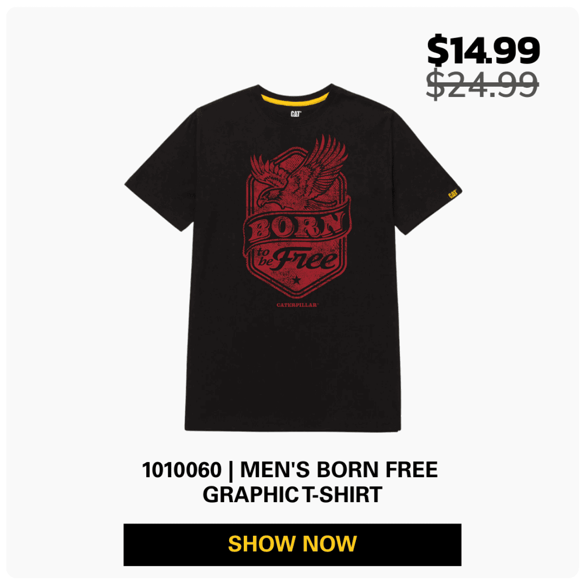 MEN'S BORN FREE GRAPHIC T-SHIRT