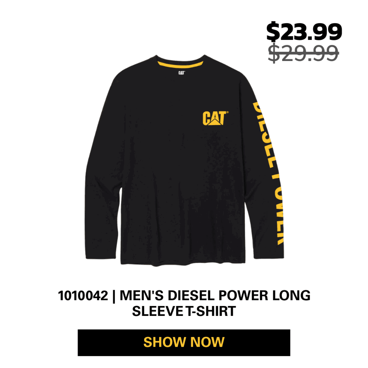 MEN'S DIESEL POWER LONG SLEEVE T-SHIRT