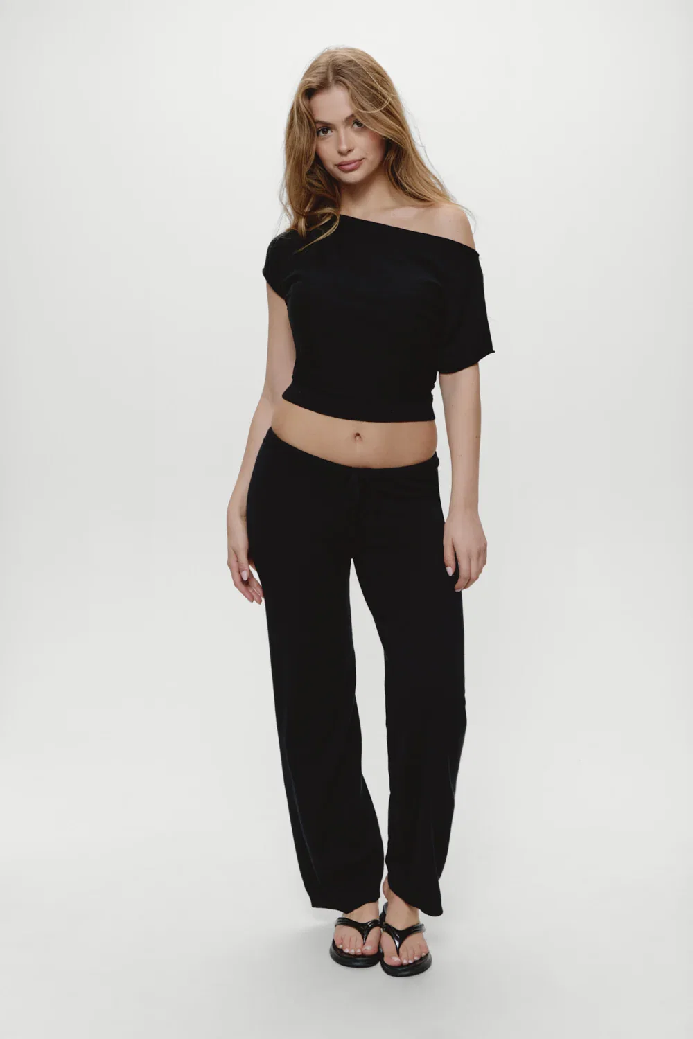 Image of Mellow Knit Pants - Black