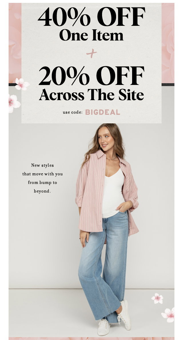 40% Off One Item + 20% Off Across The Site
