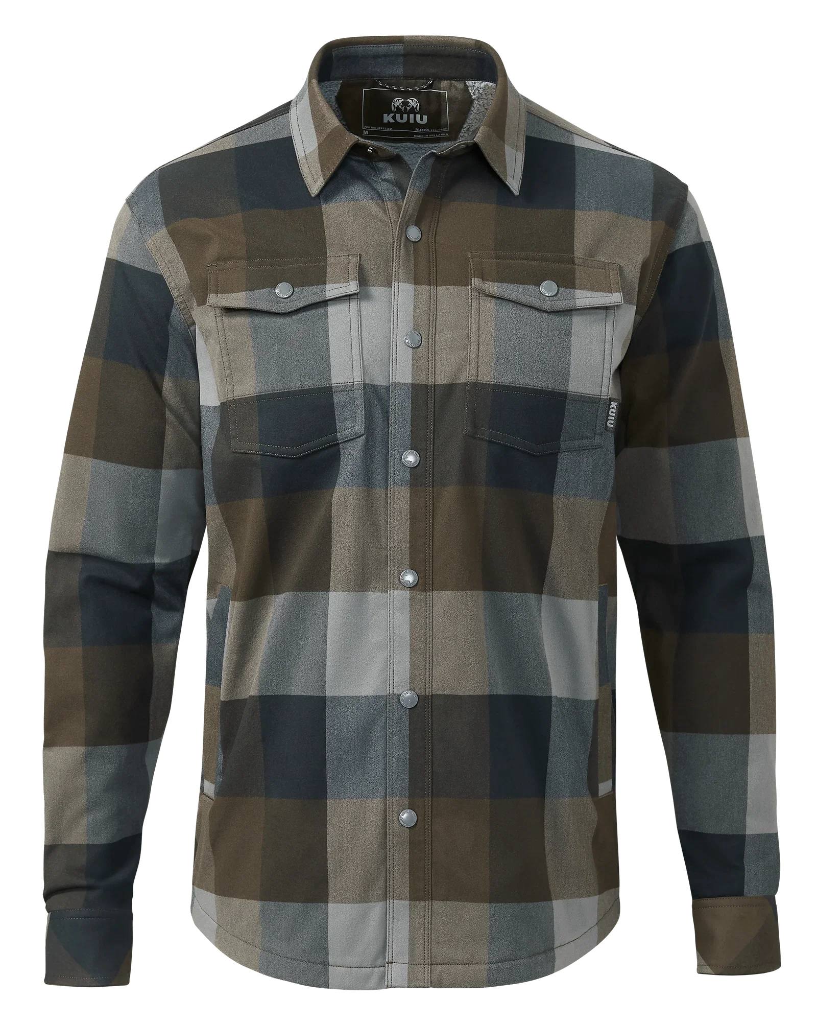 Image of <span style="font-size: 16px; color: #cfb300; font-weight: bold;">★★★★★</span><br>Field Flannel Fleece Shirt Jacket