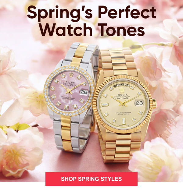 Spring’s Perfect Watch Tones