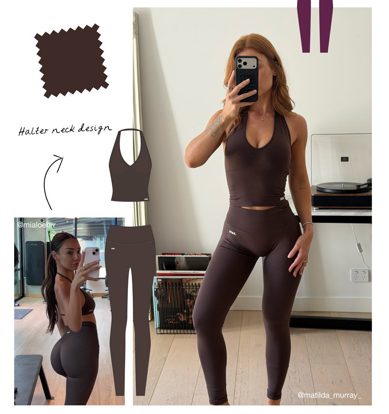 @matilda_murray_ & @mialoehrr - Halter neck design