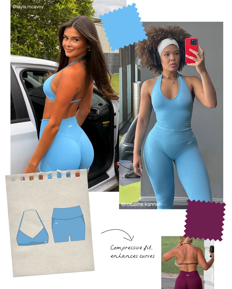@tayla.mcavoy & @rosaline.kanneh - Compressive fit, enhances curves