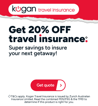 Kogan Travel Insurance Switch Week - Get 20% off ◇