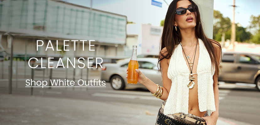 Palette Cleanser. Click to shop White Outfits.