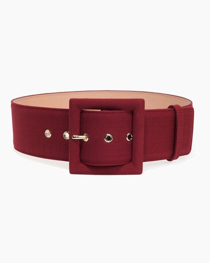 Silk Faille Icon Belt