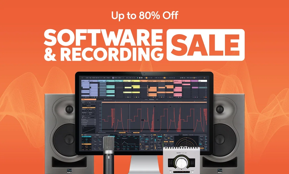 Software & Recording Sale: Up to 80% Off