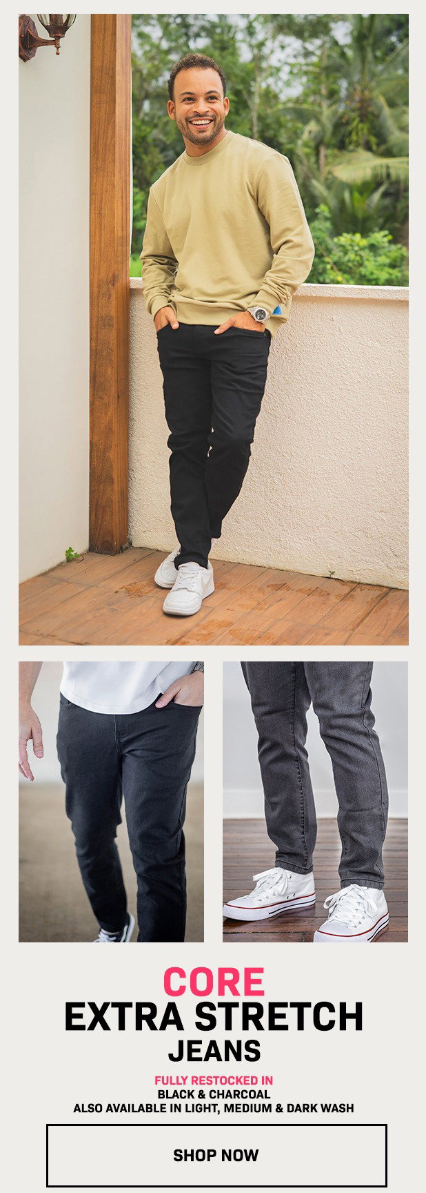 Core Extra Stretch Jeans