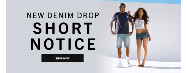 NEW DENIM DROP | SHORT NOTICE | SHOP NOW