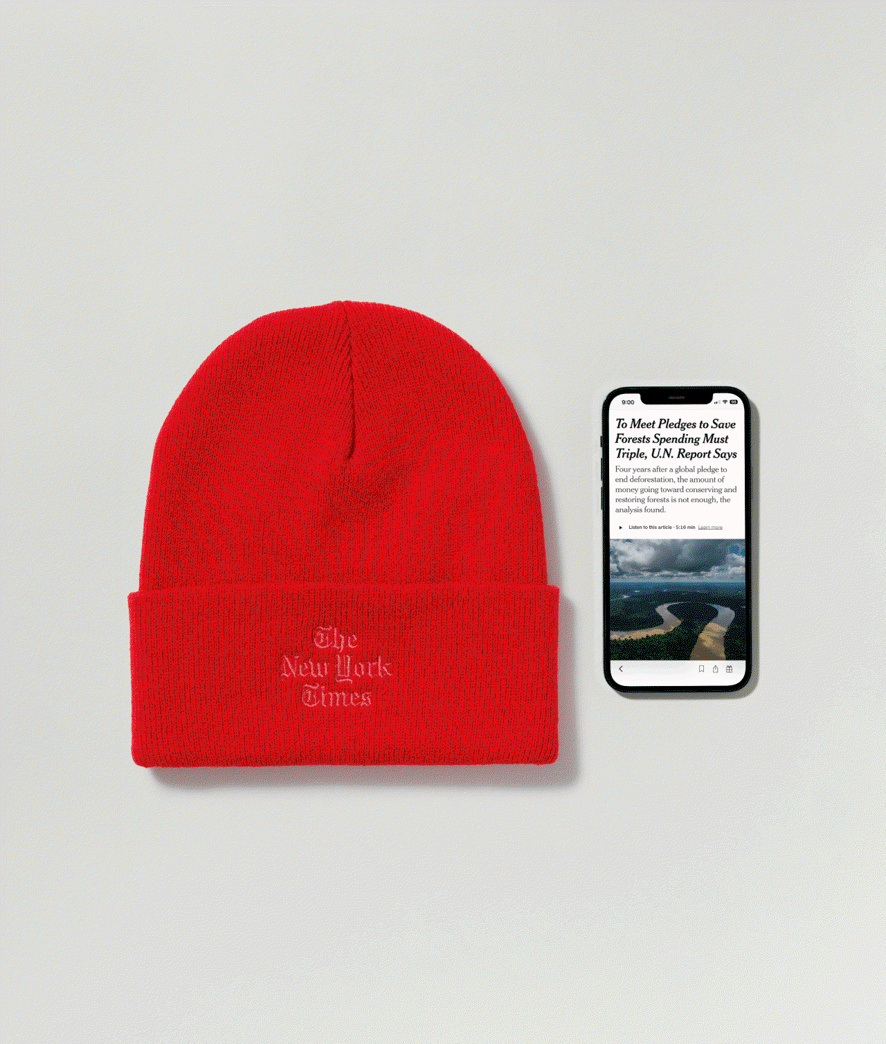 Stacked Logo Beanie