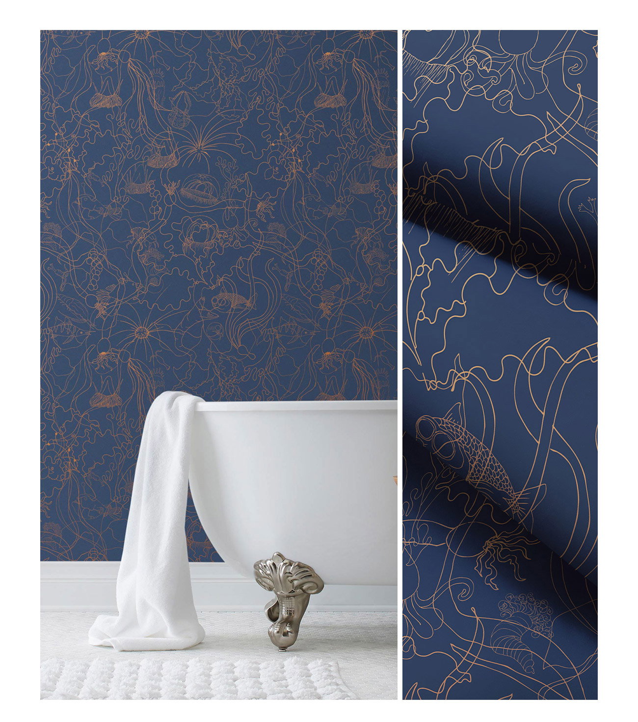 Underwater World Peel and Stick Wallpaper | Pattern People + Hygge & West
