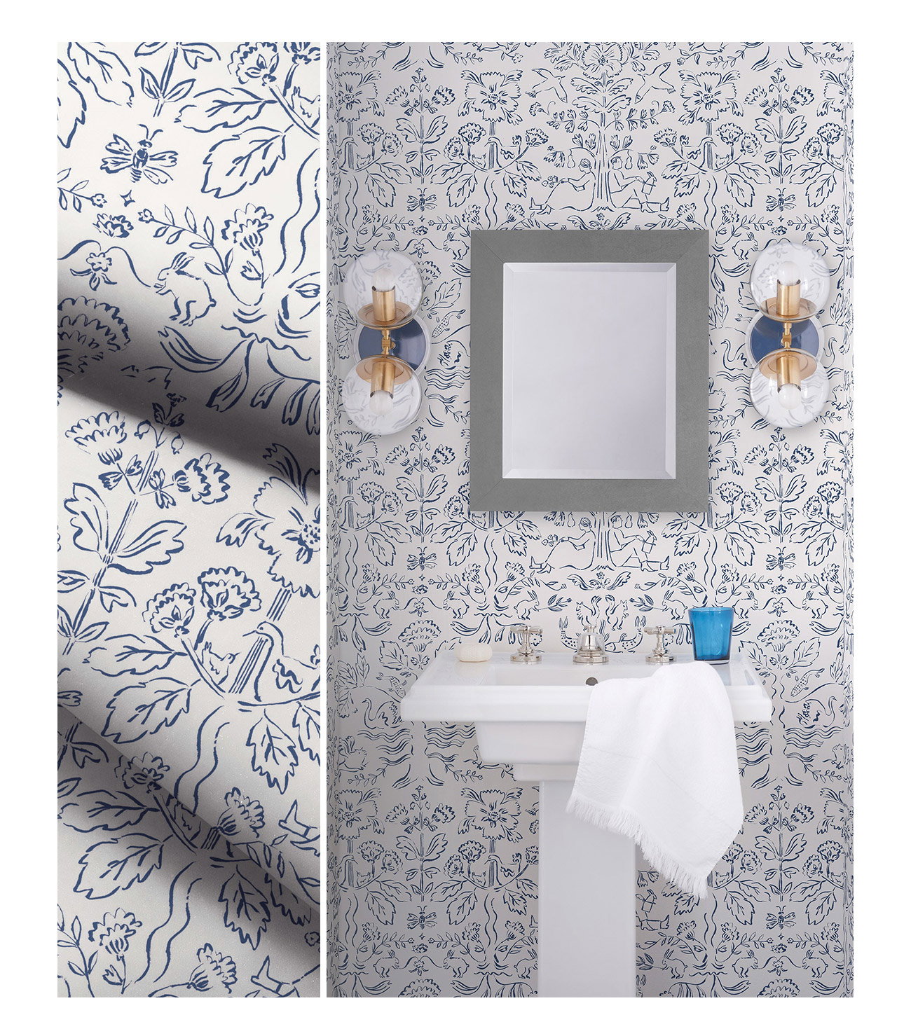 Storyline Peel and Stick Wallpaper | Emily Isabella + Hygge & West