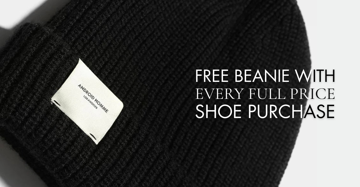Free Beanie with Every Full Price Shoe Purchase