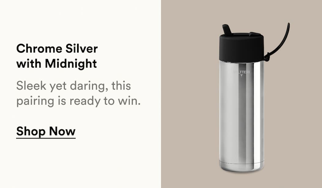 Chrome Silver with Midnight